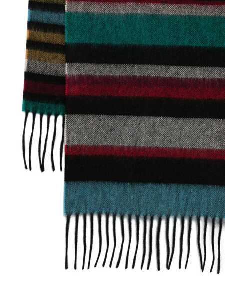 Esarfe Paul Smith Paul Smith Striped Cashmere Wool Scarf MULTICOLOUR Barbati (BM 19192611) 3