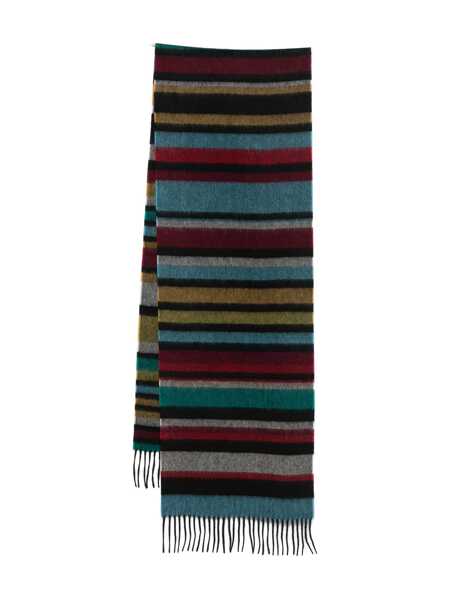 Esarfe Paul Smith Paul Smith Striped Cashmere Wool Scarf MULTICOLOUR Barbati (BM 19192611) 1