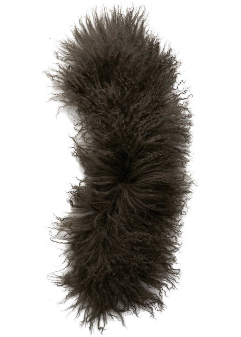 Esarfe Herno Mongolian fur collar Green Femei (BM 19192937) 2