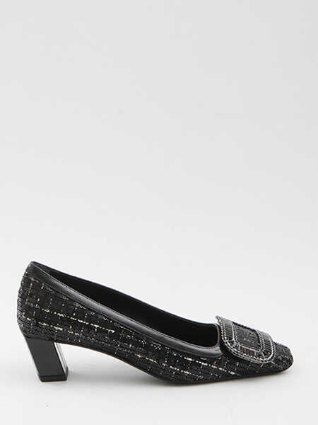 Pantofi cu toc Roger Vivier Belle Vivier Strass Pumps BLACK Femei (BM 19192946) 1