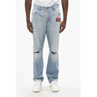 Blugi drepti Pac-Man Straight Leg 642 Jeans With Patches 20Cm Barbati