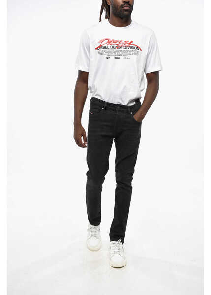 Blugi slim fit Diesel Cotton Tepphar Skinny Fit Denims 16Cm Black Barbati (BM 19205063) 4