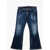 DSQUARED2 Bootcut Delavè Denims With Embroideries Blue