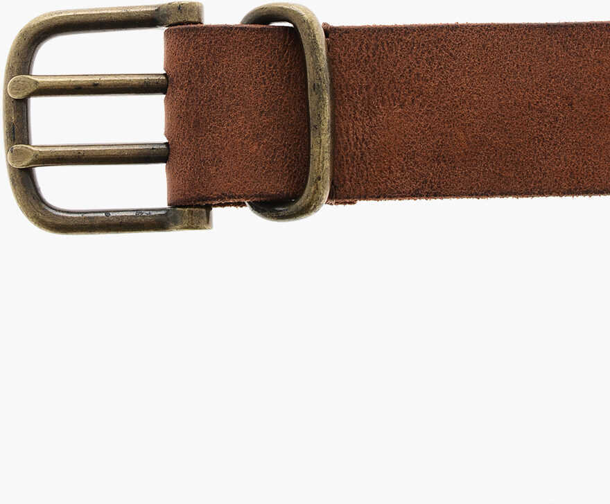 Curele DSQUARED2 Vintage Effect Leather Belt 40Mm Brown Femei (BM 19205153) 2