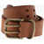 DSQUARED2 Vintage Effect Leather Belt 40Mm Brown