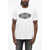 Diesel Solid Color T-Just 250116 Off Crew-Neck T-Shirt With Printed White