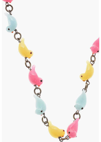 Pulovere DSQUARED2 Brass Birds Choker Necklace Multicolor Barbati (BM 19205162) 2