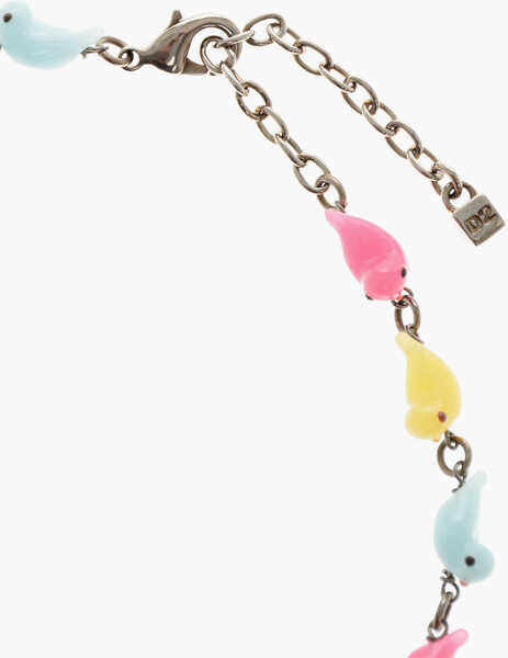 Pulovere DSQUARED2 Brass Birds Choker Necklace Multicolor Barbati (BM 19205162) 3