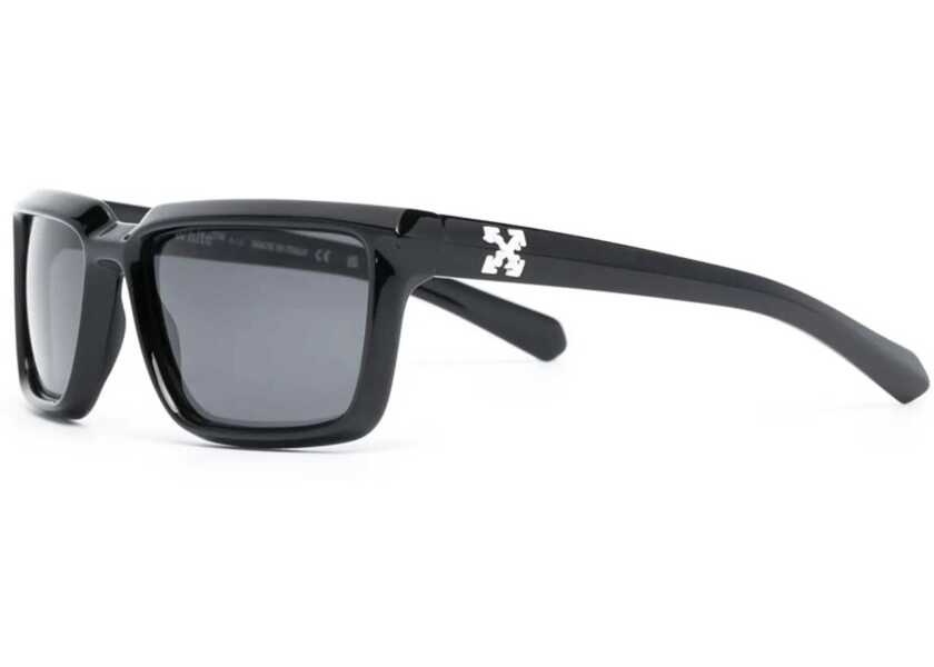 Ochelari de soare Off-White Solid Color Portland Rectangular Sunglasses Black Femei (BM 19205168) 2