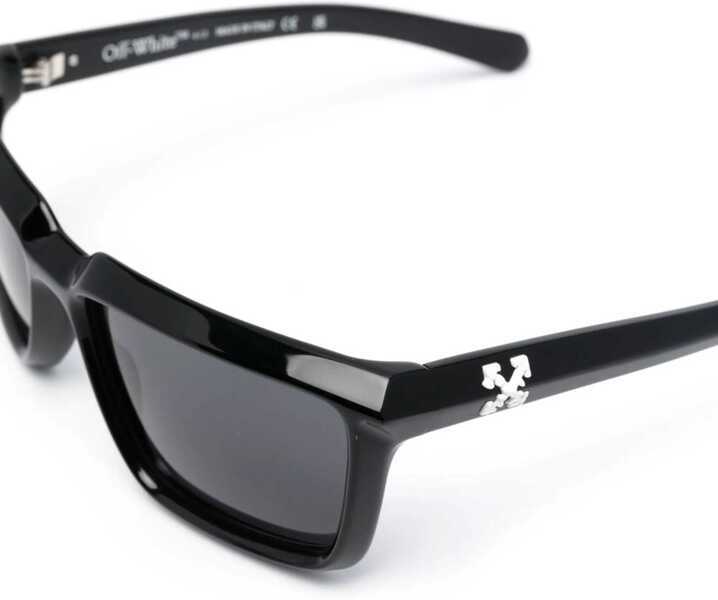 Ochelari de soare Off-White Solid Color Portland Rectangular Sunglasses Black Femei (BM 19205168) 3