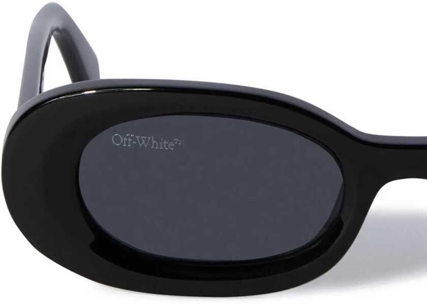 Ochelari de soare Off-White Solid Color Amalfi Sunglasses With Oval Frame Black Femei (BM 19205171) 3