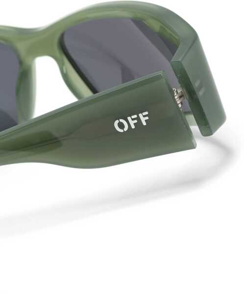 Ochelari de soare Off-White Solid Color Kimball Biker Sunglasses Green Femei (BM 19205183) 3