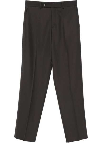 Pantaloni casual Fendi Trousers in Wool CAFFE Barbati (BM 19205240) 1