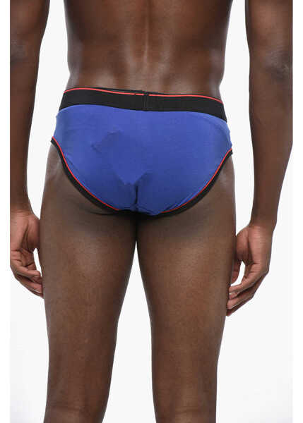 Lenjerie intima Diesel Stretch Cotton Umbr-Andre Brief With Contrasting Edges Blue Barbati (BM 19207697) 2