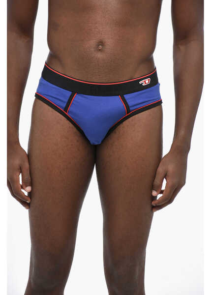 Lenjerie intima Diesel Stretch Cotton Umbr-Andre Brief With Contrasting Edges Blue Barbati (BM 19207697) 1