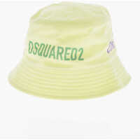 Caciuli Olop Cotton Bucket Hat With Printed Logo Barbati