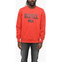 Bluze de trening Crew Neck Brushed Cotton Sweatshirt With Printed Logo Barbati