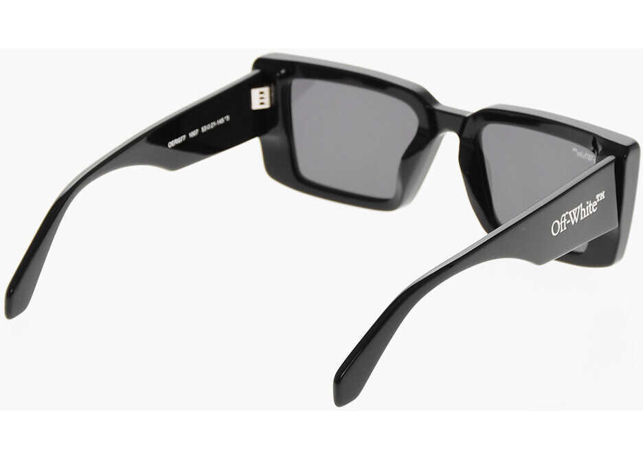 Ochelari de soare Off-White Solid Color Oversized Savannah Wayfarer Sunglasses Black Femei (BM 19207709) 3