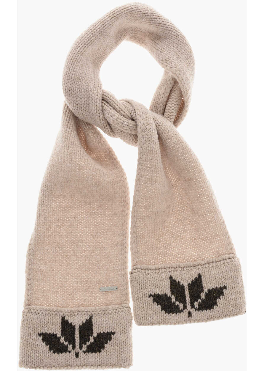 Esarfe DSQUARED2 Wool Slim Scarf Beige Barbati (BM 19207733) 1