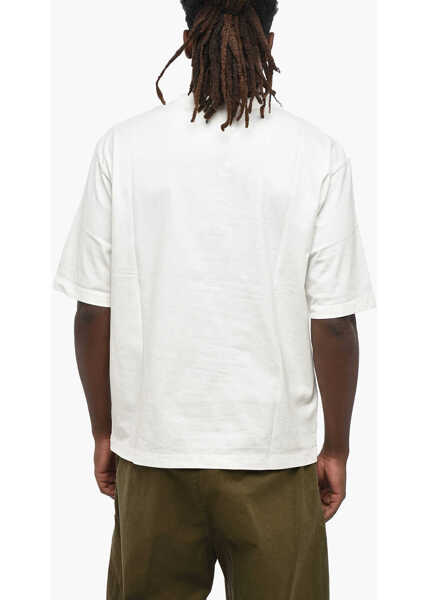 Tricouri DSQUARED2 Loose Fit 64 T-Shirt With Patch White Barbati (BM 19207736) 2