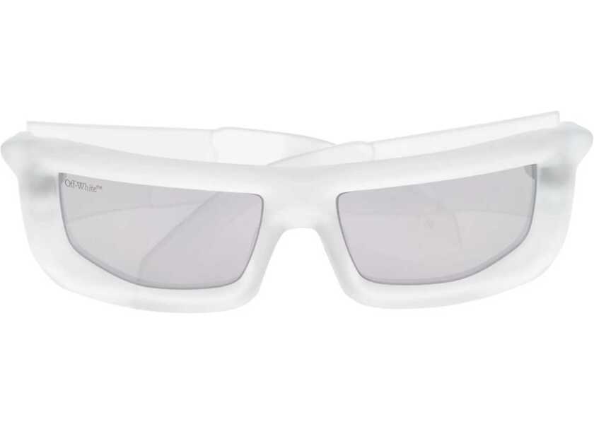 Ochelari de soare Off-White Mirrored Volcanite Shied Sunglasses With Sheer Frame White Femei (BM 19207742) 1