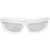 Off-White Mirrored Volcanite Shied Sunglasses With Sheer Frame White