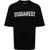 DSQUARED2 Crew Neck T-Shirt With Printed Logo Black