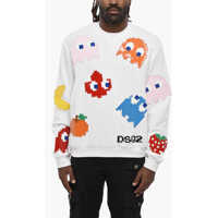 Bluze de trening Pac-Man Cotton Cool Fit Crew-Neck Sweatshirt With Contrastin Barbati