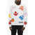 DSQUARED2 Pac-Man Cotton Cool Fit Crew-Neck Sweatshirt With Contrastin White