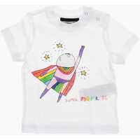 Tricouri Crew Neck Superhero T-Shirt With Print Baieti