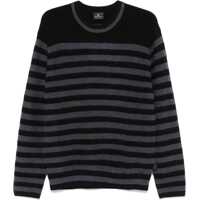 Pulovere Ps Two-Tone Striped Crew-Neck Sweater Barbati