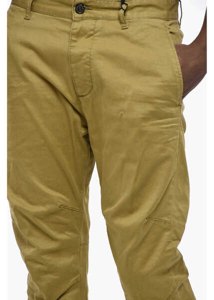 Pantaloni casual DSQUARED2 Stretch Cotton Sexy Fit Chino Pants Green Barbati (BM 19207769) 3
