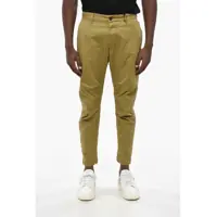 Pantaloni casual Stretch Cotton Sexy Fit Chino Pants Barbati