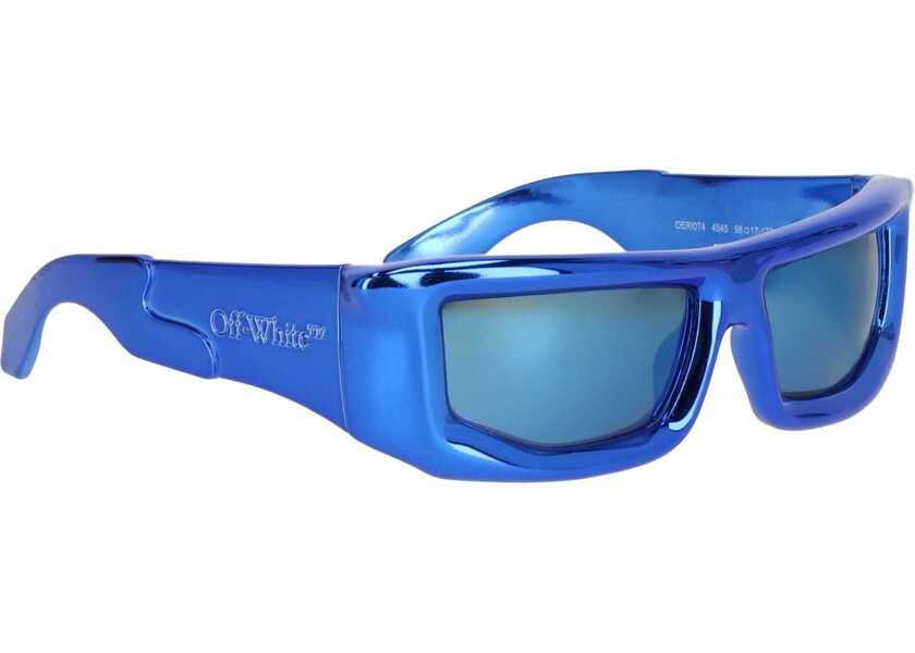 Ochelari de soare Off-White Mirrored Volcanite Shied Sunglasses Blue Femei (BM 19207775) 2