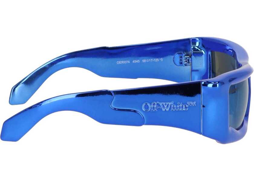 Ochelari de soare Off-White Mirrored Volcanite Shied Sunglasses Blue Femei (BM 19207775) 3
