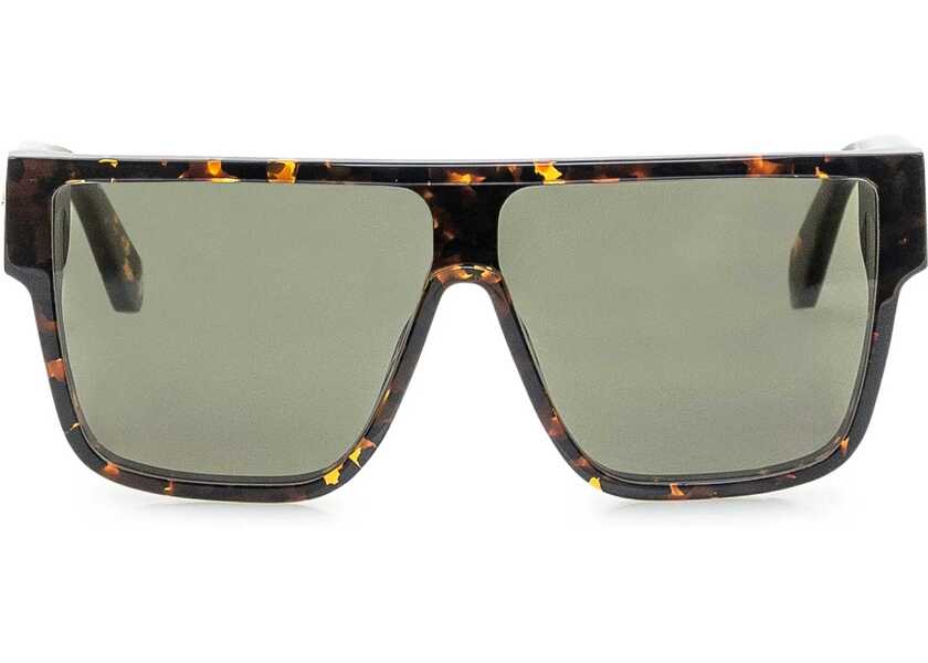 Ochelari de soare Off-White Tortoiseshell Syracuse Shield Sunglasses Brown Femei (BM 19207802) 1