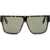 Off-White Tortoiseshell Syracuse Shield Sunglasses Brown