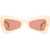 Off-White Two-Tone Nashville Butterfly Sunglasses Beige