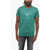 Diesel Solid Color T-Diegor-E17-Out Crew-Neck T-Shirt With Tone On Green