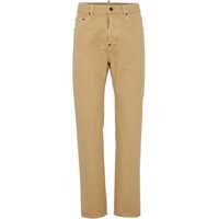 Pantaloni casual Icon Straight Leg 5-Pockets Pants With Printed Logo Barbati