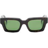 Ochelari de soare Tortoiseshell Virgil Rectangular Sunglasses Femei