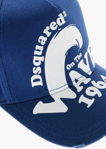 Sepci DSQUARED2 Baseball Cap On The Wave With Print Blue Barbati (BM 19207904) 3