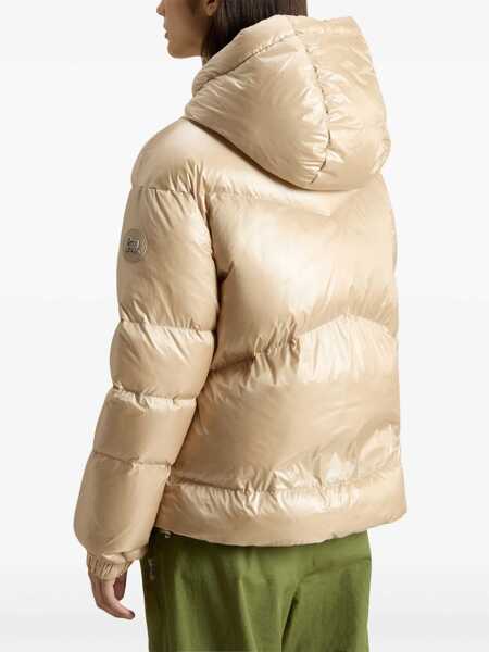 Jachete Woolrich Padded Aliquippa Jacket With Hood Beige Femei (BM 19207910) 4