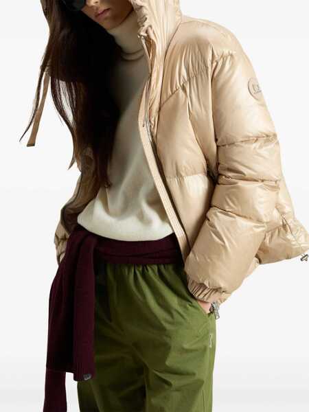 Jachete Woolrich Padded Aliquippa Jacket With Hood Beige Femei (BM 19207910) 5