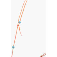 Coliere pentru Barbati - Coliere DSQUARED2 Charmed Cone Necklace Orange Barbati (BM 19207919) - B-mall.ro