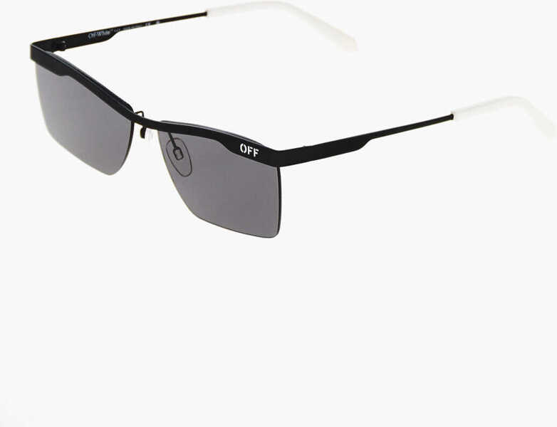 Ochelari de soare Off-White Rectangolar Rimini Sunglasses With Contrasting Temple Black Femei (BM 19207931) 2