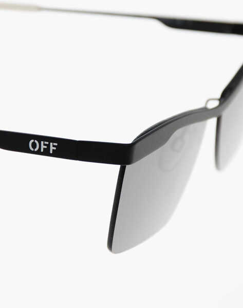 Ochelari de soare Off-White Rectangolar Rimini Sunglasses With Contrasting Temple Black Femei (BM 19207931) 4