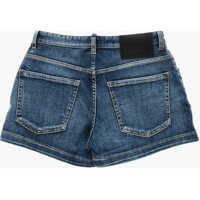 Pantaloni scurti pentru Fete - Pantaloni scurti DSQUARED2 5-Pocketed Ceresio 9 Denim Shorts Blue Fete (BM 19207937) - B-mall.ro