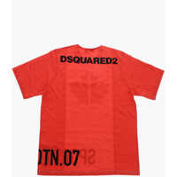 Tricouri DSQUARED2 pentru Baieti - Tricouri DSQUARED2 Two Tone Sport Edition T-Shirt With Print Red Baieti (BM 19207949) - B-mall.ro