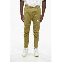 Pantaloni casual Straight Leg Pants With Contrasting Patch Barbati
